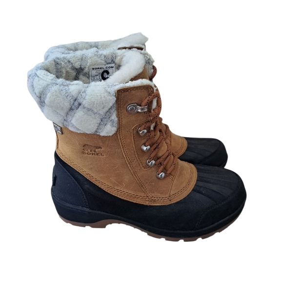 Sorel Tan and Black Winter Boots - Picture 4 of 11